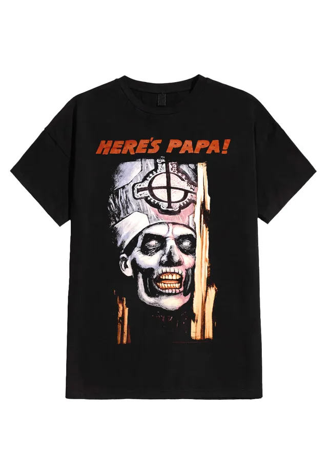 ghost-here-s-papa-t-shirt-homme-noir-manches-courtes image 1