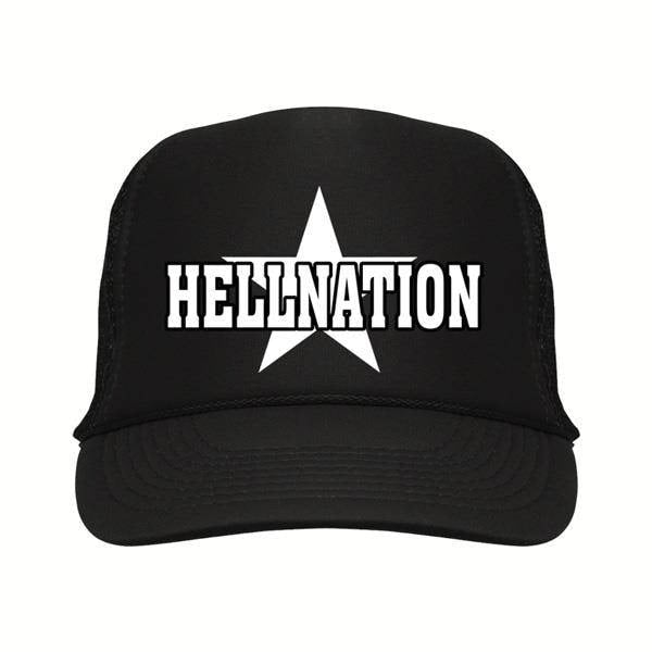 hellnation-logo-trucker-cap-casquette-filet-noire image 1