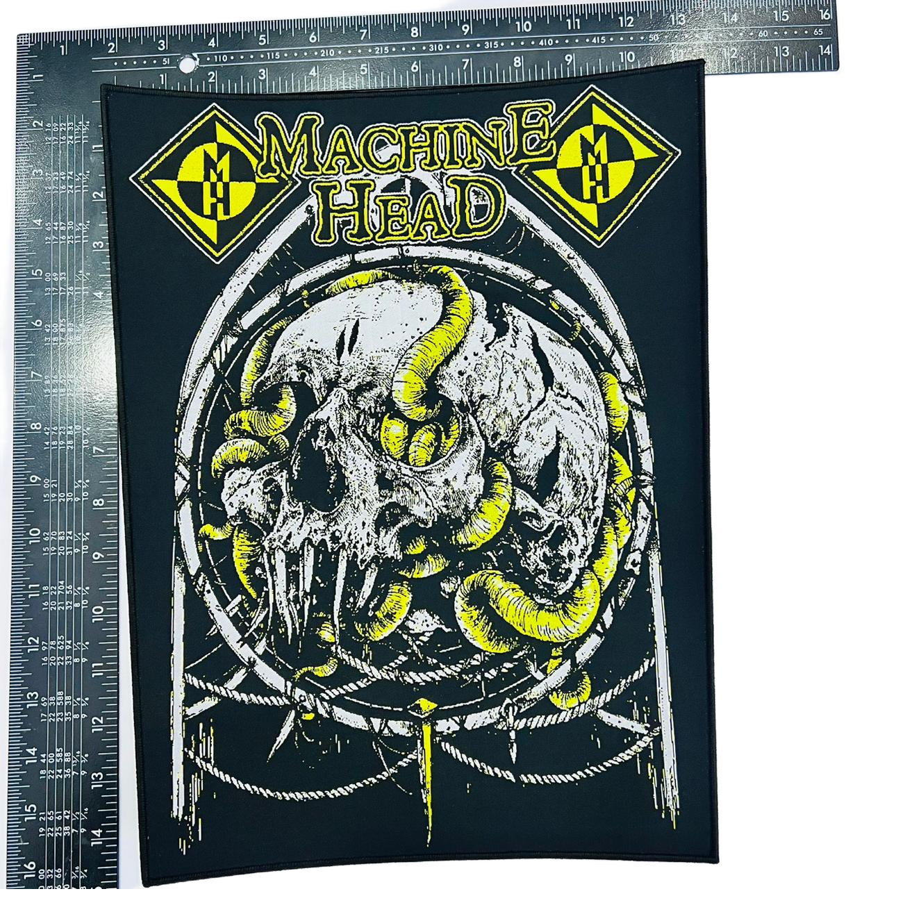 machine-head-rotten-backpatch-dos-bordure-noire image 3