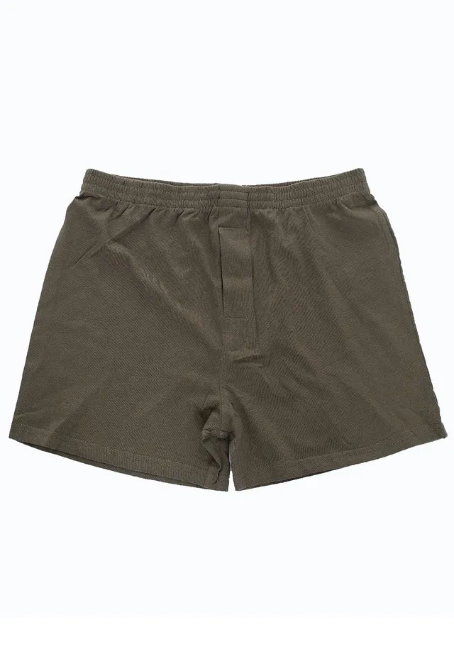 brandit-boxer-boxer-homme-olive-coton-basic image 1