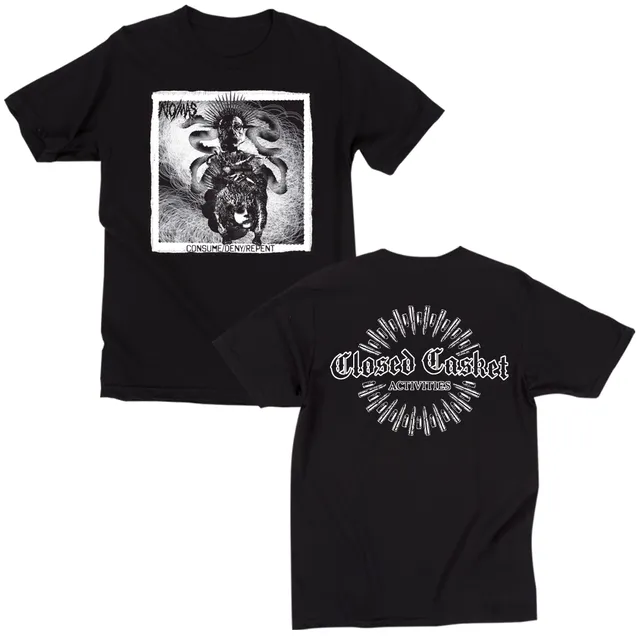 closed-casket-no-m-s-cdr-album-cover-t-shirt-noir-coton image 1