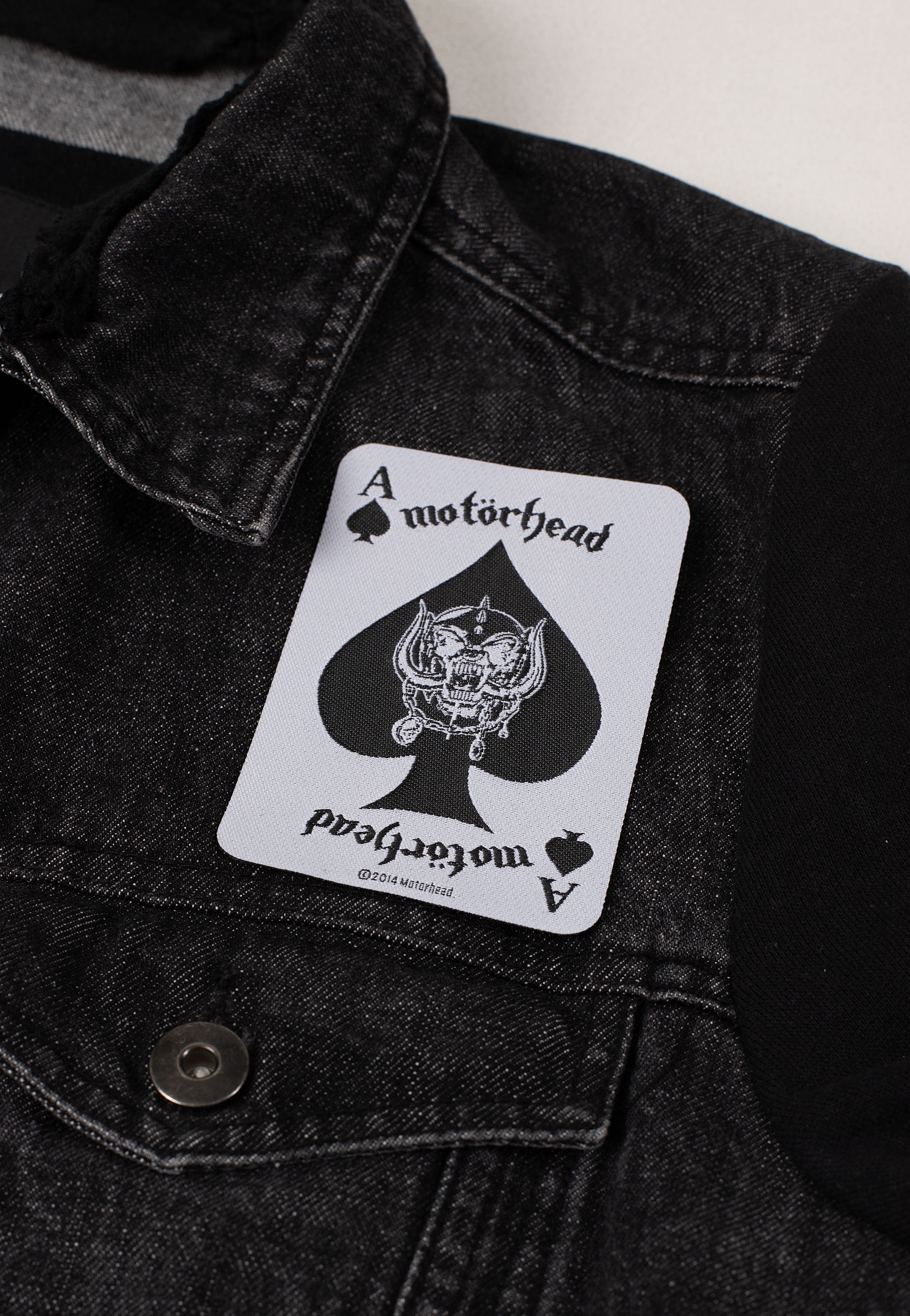 mot-rhead-ace-of-spades-patch-carte-cusson-blanc image 3