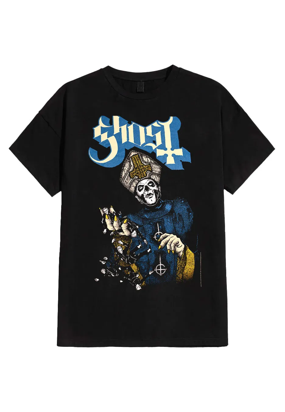 ghost-papa-of-the-world-t-shirt-homme-noir image 1