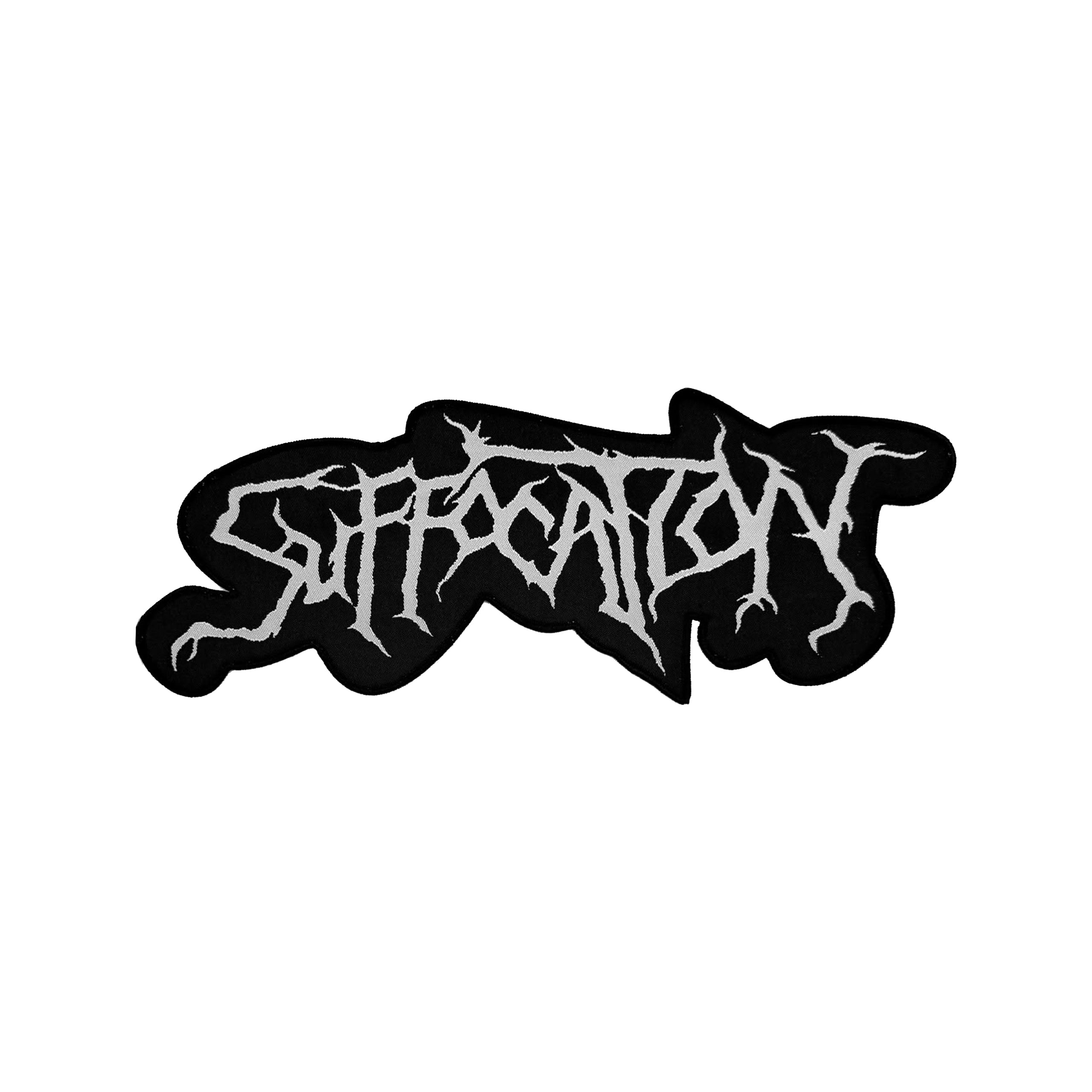 suffocation-logo-patch-tiss-oversize-bordure-noire image 2