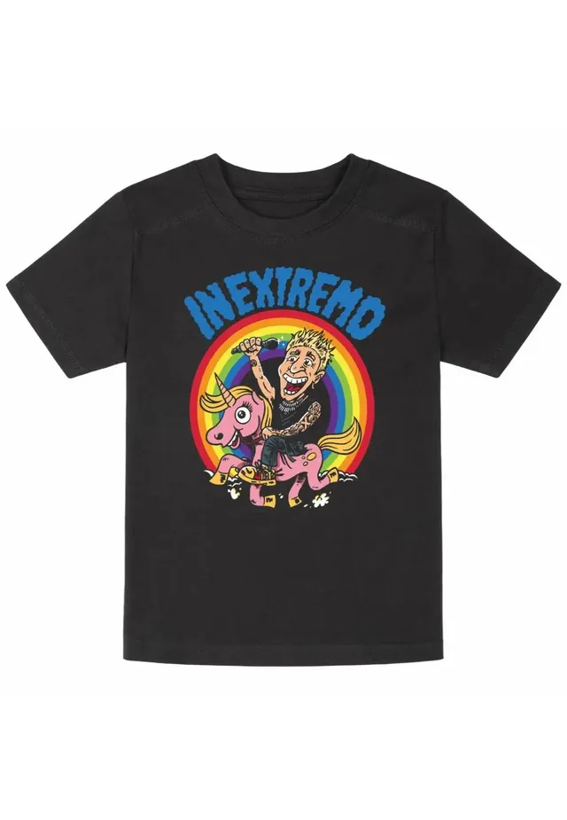 in-extremo-das-letzte-einhorn-t-shirt-enfant-noir-coton image 1
