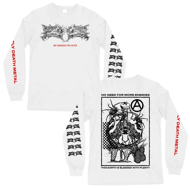 zous-no-ground-to-give-longsleeve-blanc-death-metal image 1