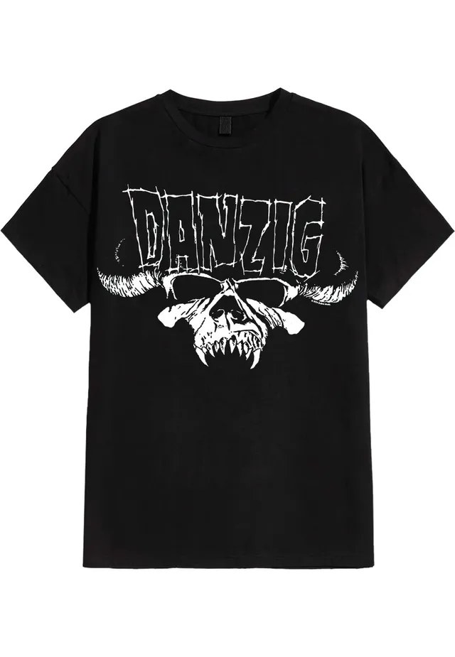 danzig-classic-logo-t-shirt-jersey-noir-homme-m image 1