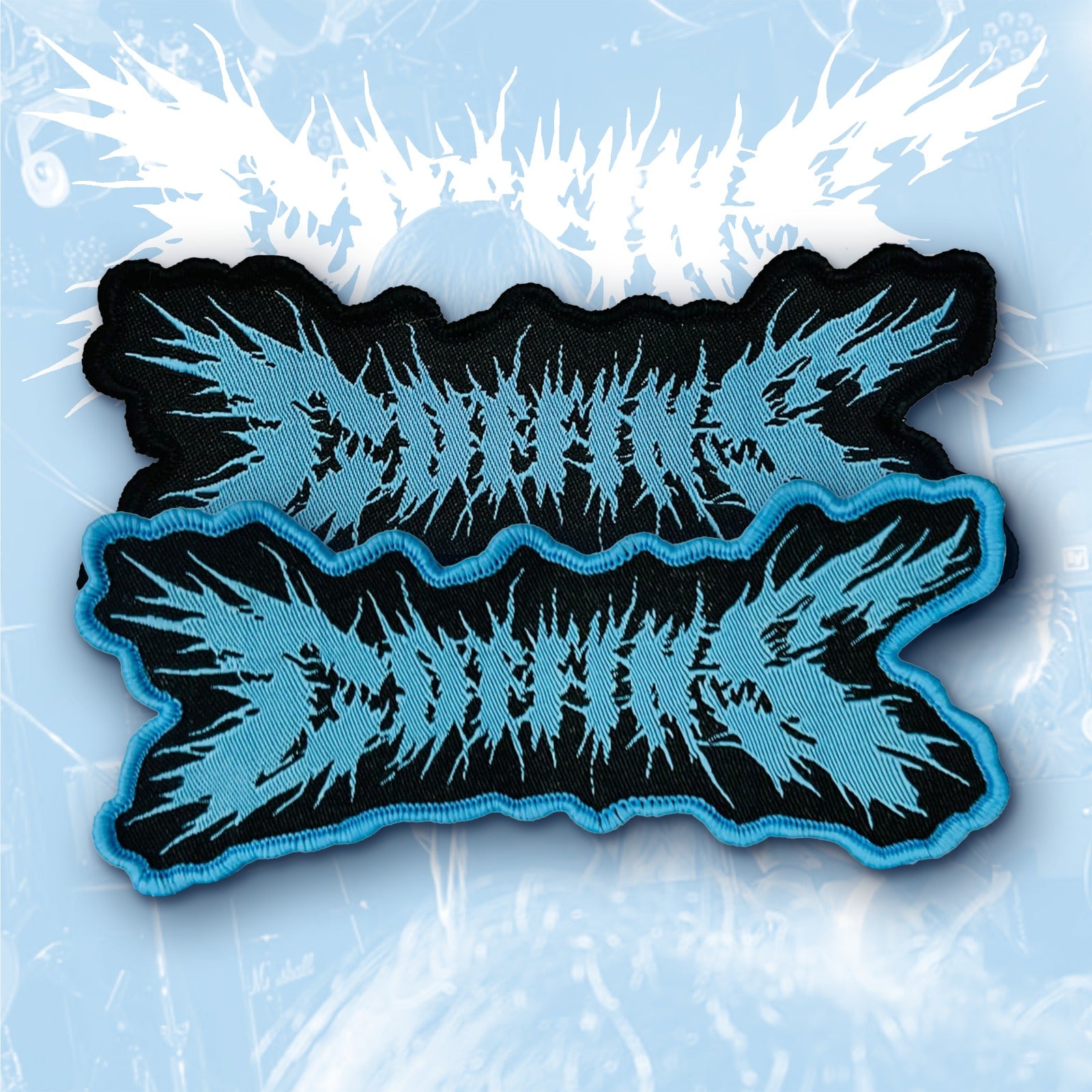 coffins-logo-patch-tiss-forme-logo-bordure-noire image 1