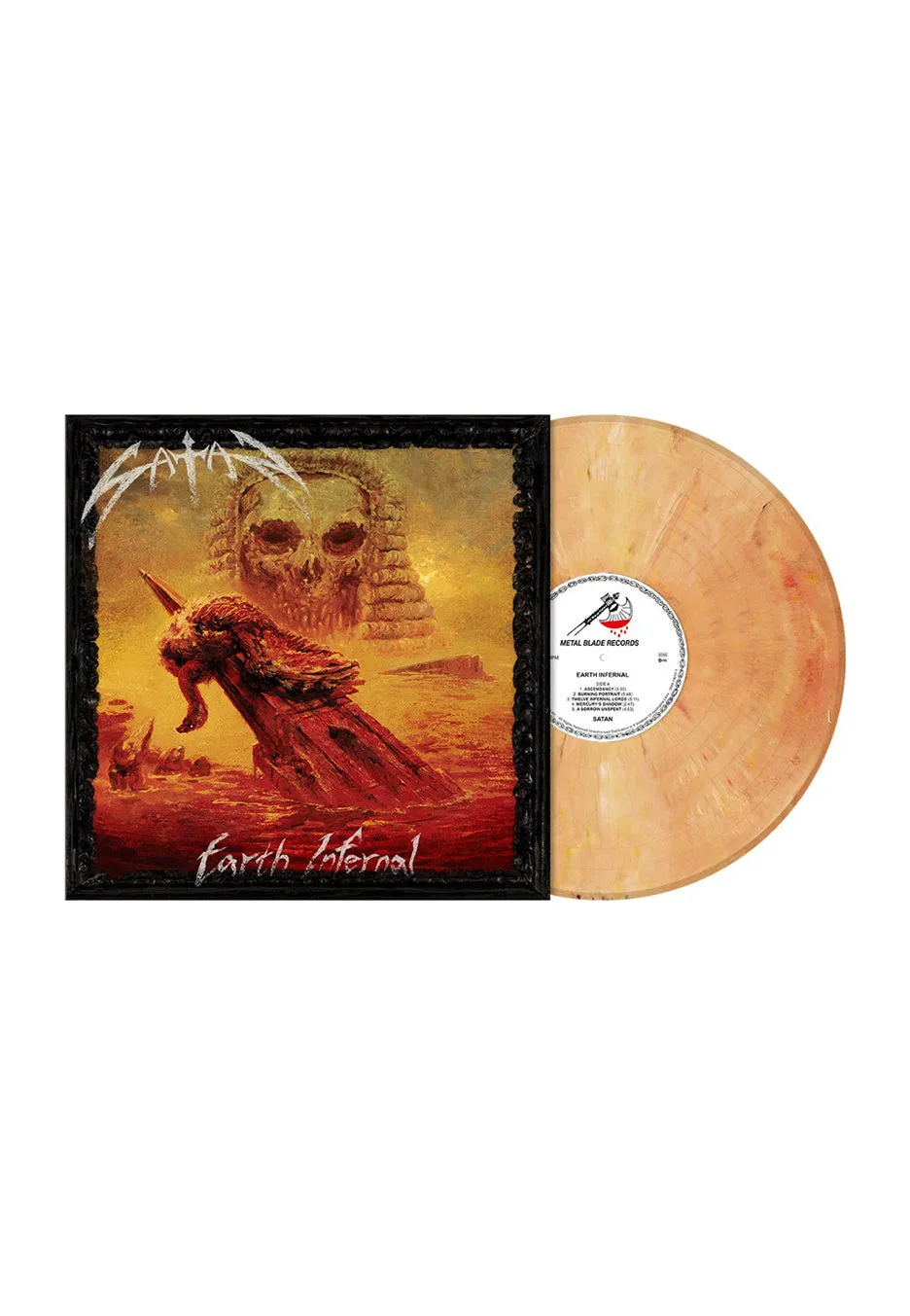 satan-earth-infernal-vinyle-marbr-rouge-orange-marron image 1