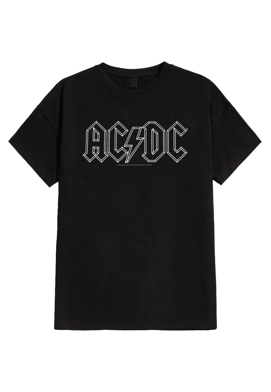 ac-dc-outline-logo-t-shirt-noir-hard-rock image 1