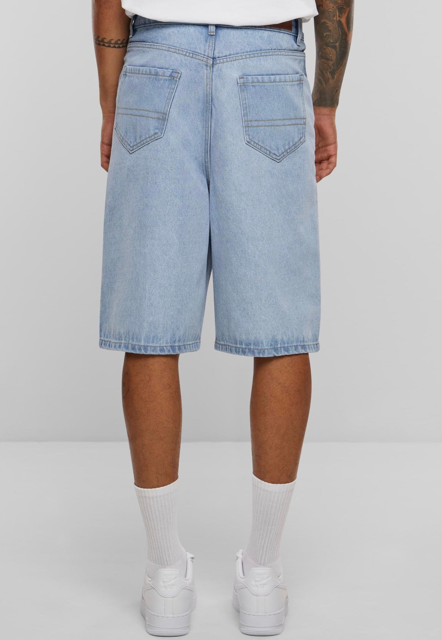 urban-classics-90-s-heavy-denim-short-jean-new-light-blue-washed-w32 image 4