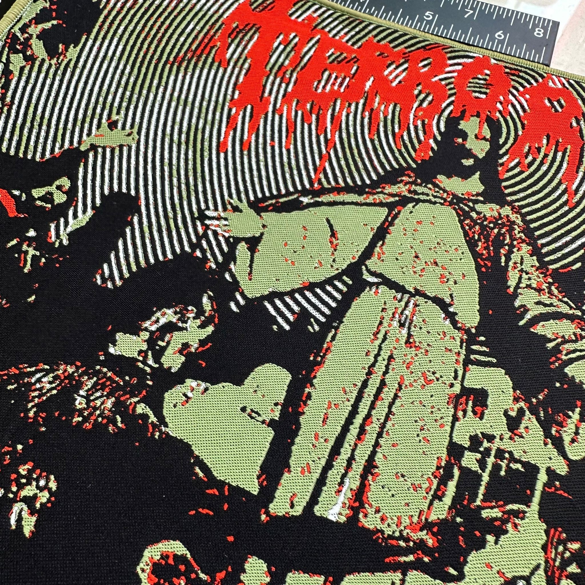 terrorizer-world-downfall-backpatch-bordure-kaki image 2