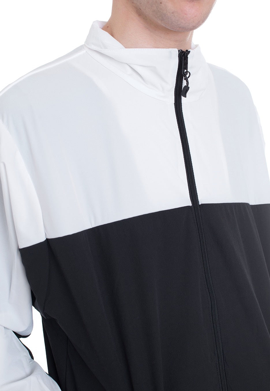 urban-classics-retro-veste-surv-tement-noir-blanc-homme image 2