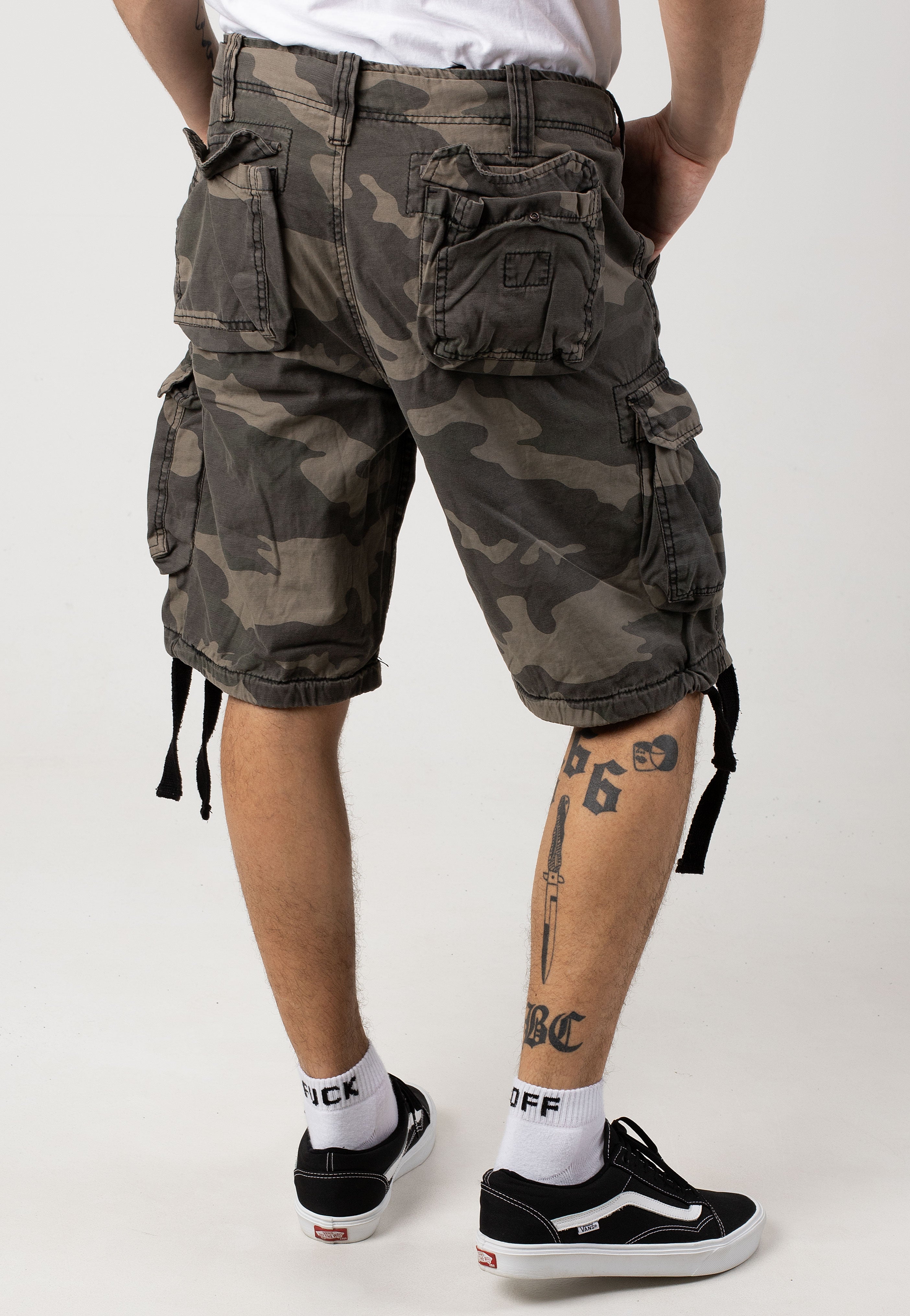 surplus-airborne-vintage-short-cargo-camo-noir image 6