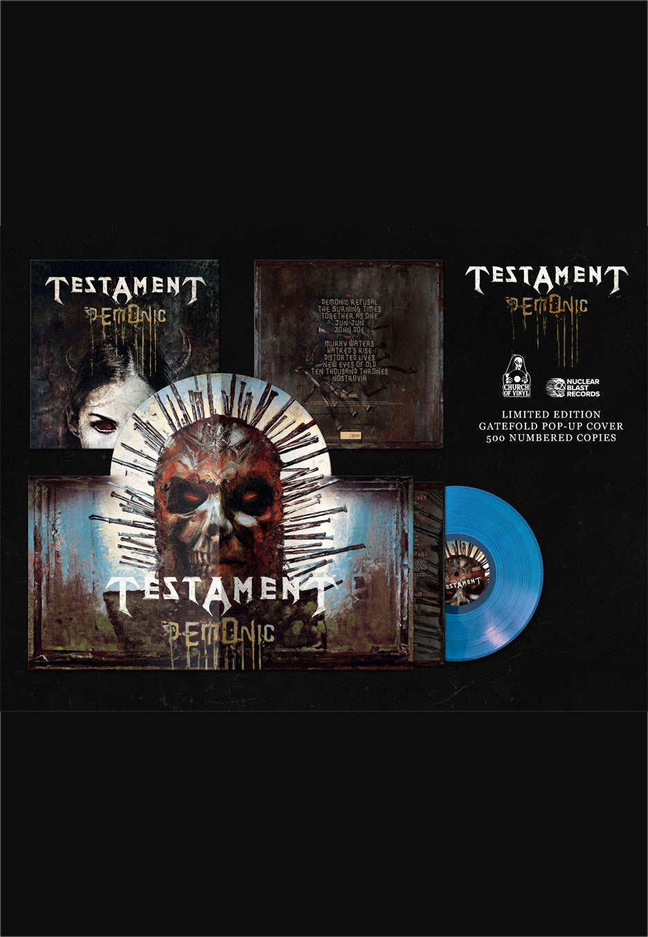 testament-demonic-vinyle-bleu-pop-up-gatefold-limit image 1