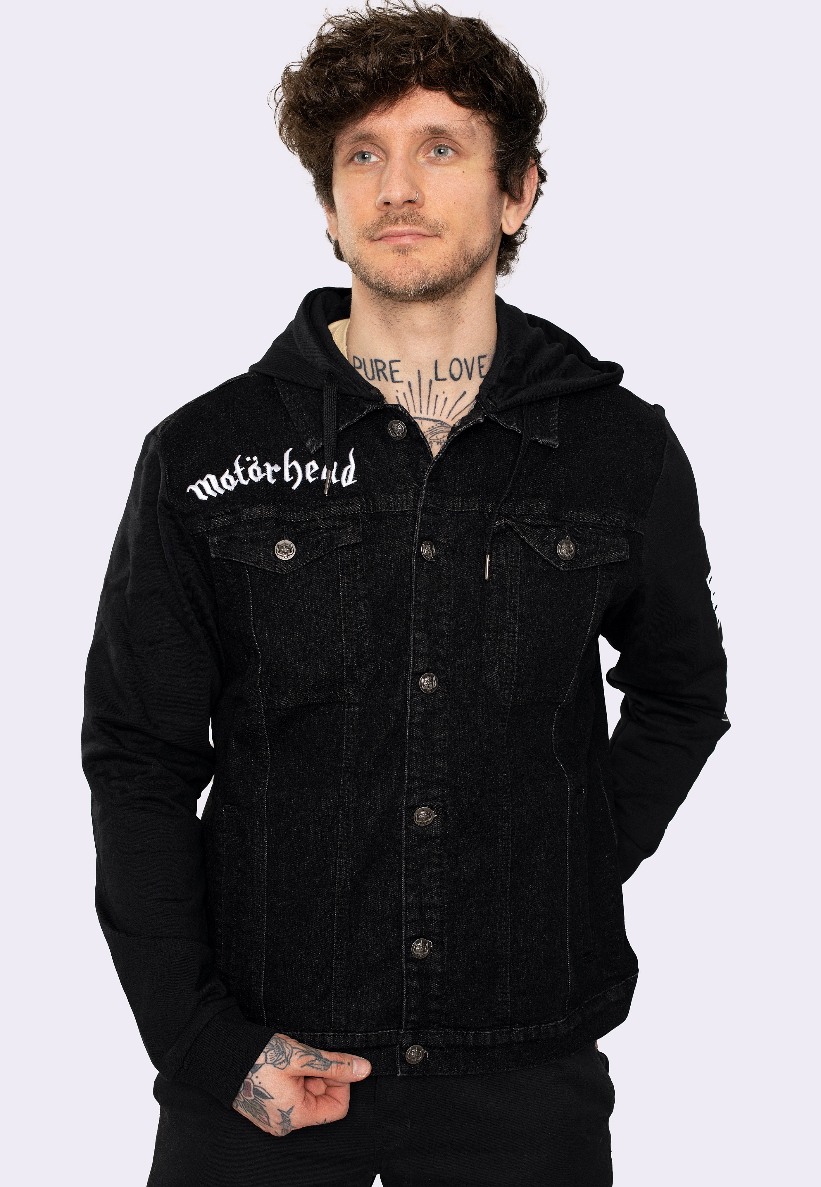 brandit-x-mot-rhead-cradock-veste-en-jean-noir-denim image 3