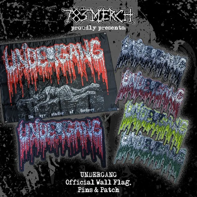 undergang-logo-bundle-pin-patch-drapeau-noir image 1