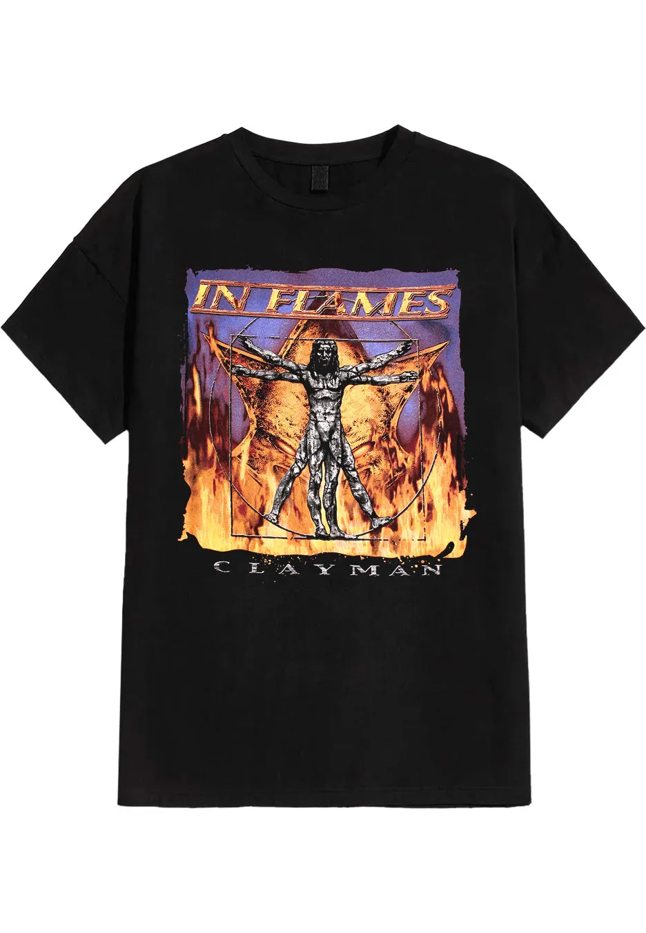 in-flames-clayman-cover-t-shirt-noir-homme image 1