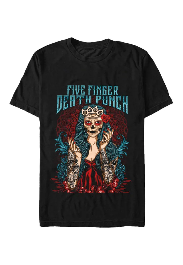 five-finger-death-punch-lady-muerta-t-shirt-noir-homme image 1
