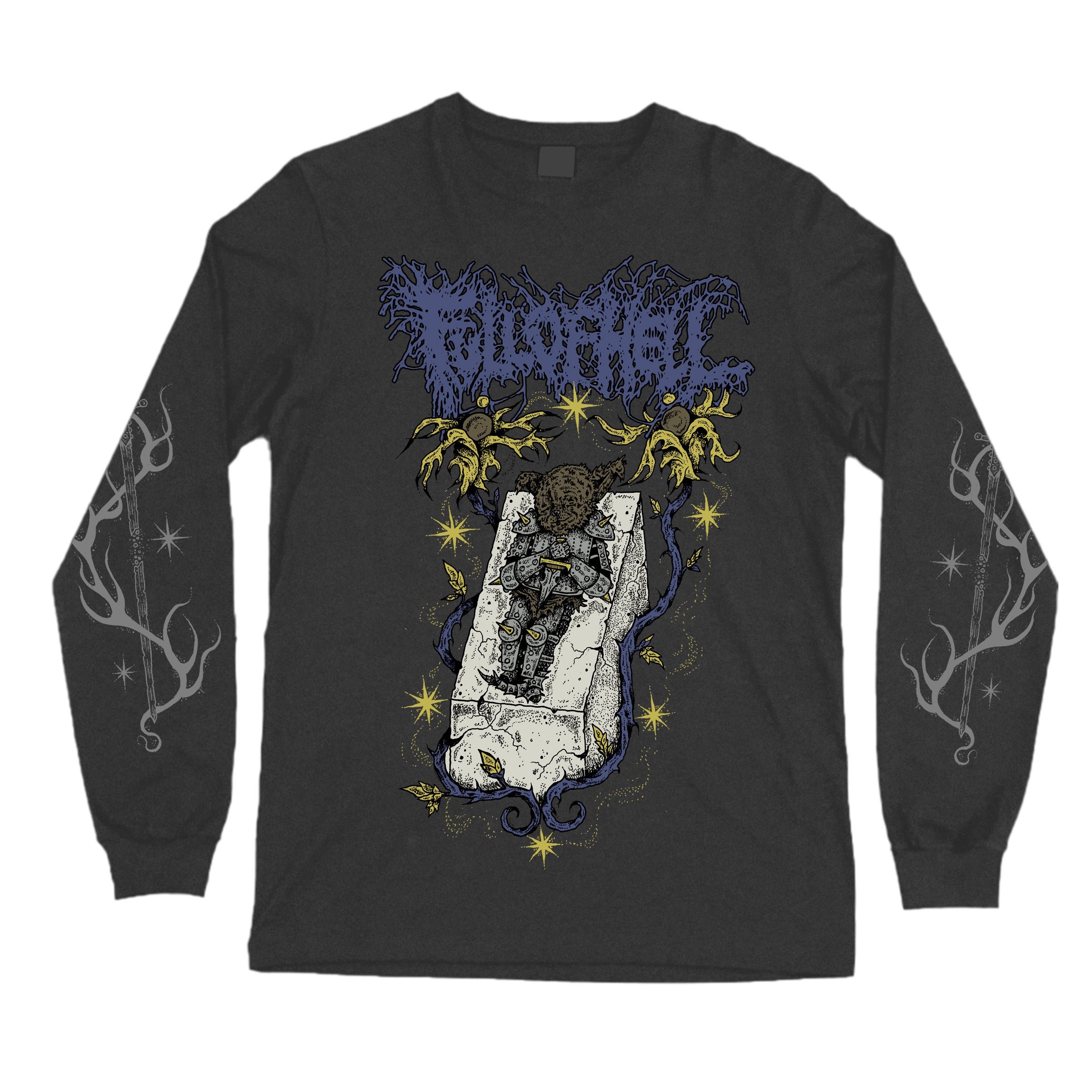 closed-casket-full-of-hell-knight-s-oath-longsleeve-pepper-coton image 2