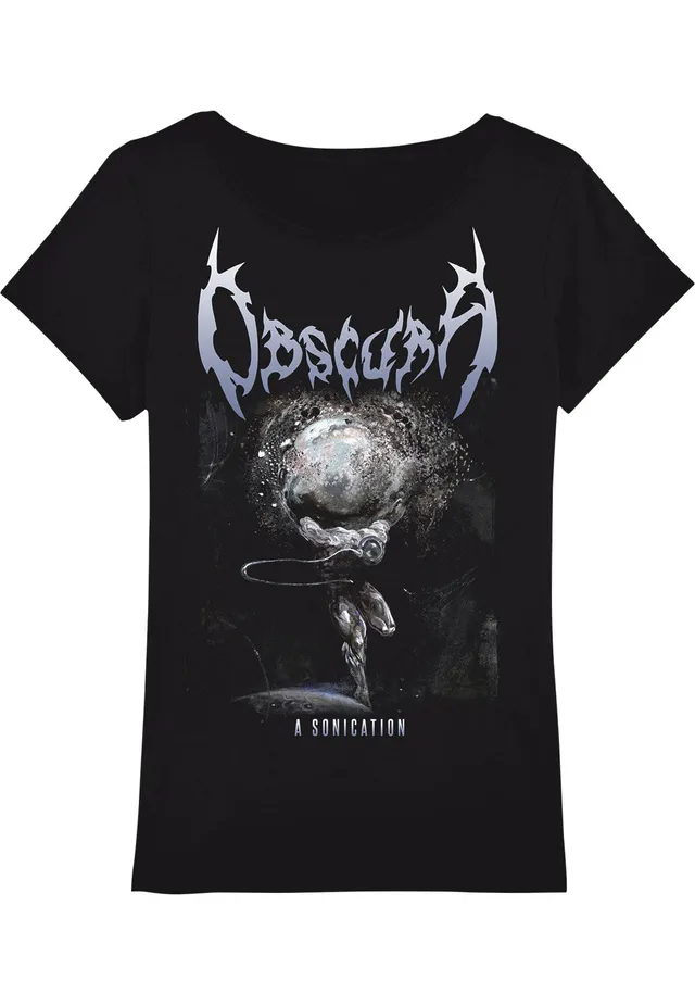 obscura-a-sonication-cover-t-shirt-femme-noir-taille-m image 1
