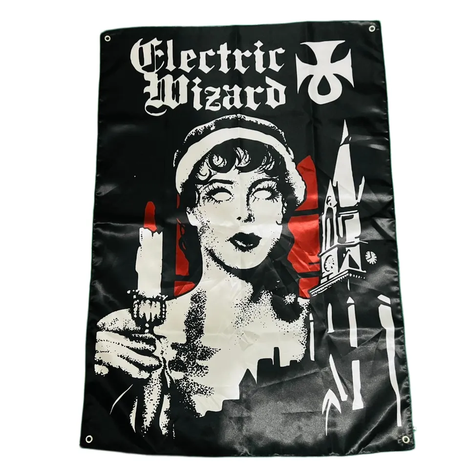 electric-wizard-church-drapeau-mural-100x70-cm image 1