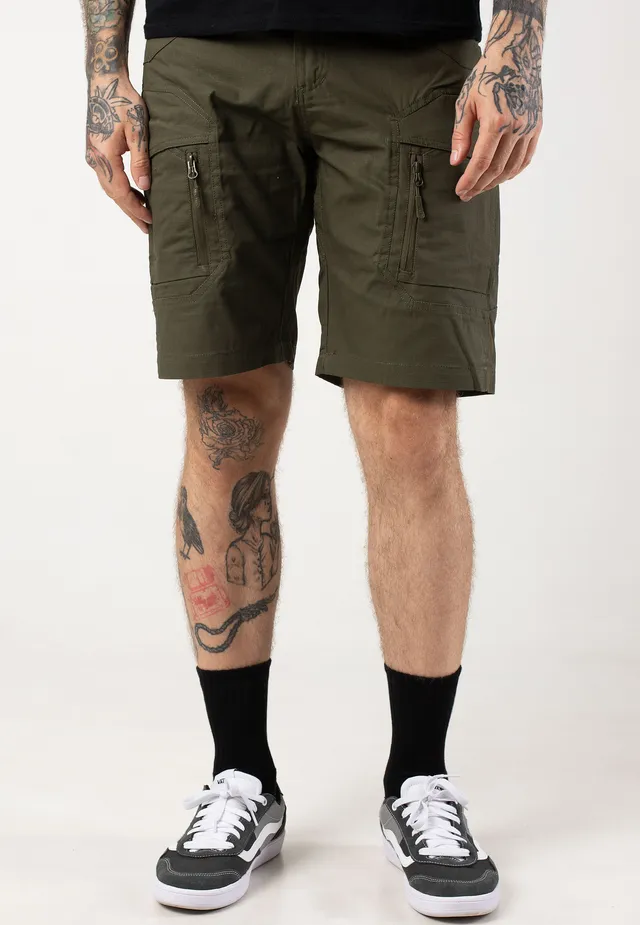 mil-tec-assault-co-short-bermuda-coton-olive image 1