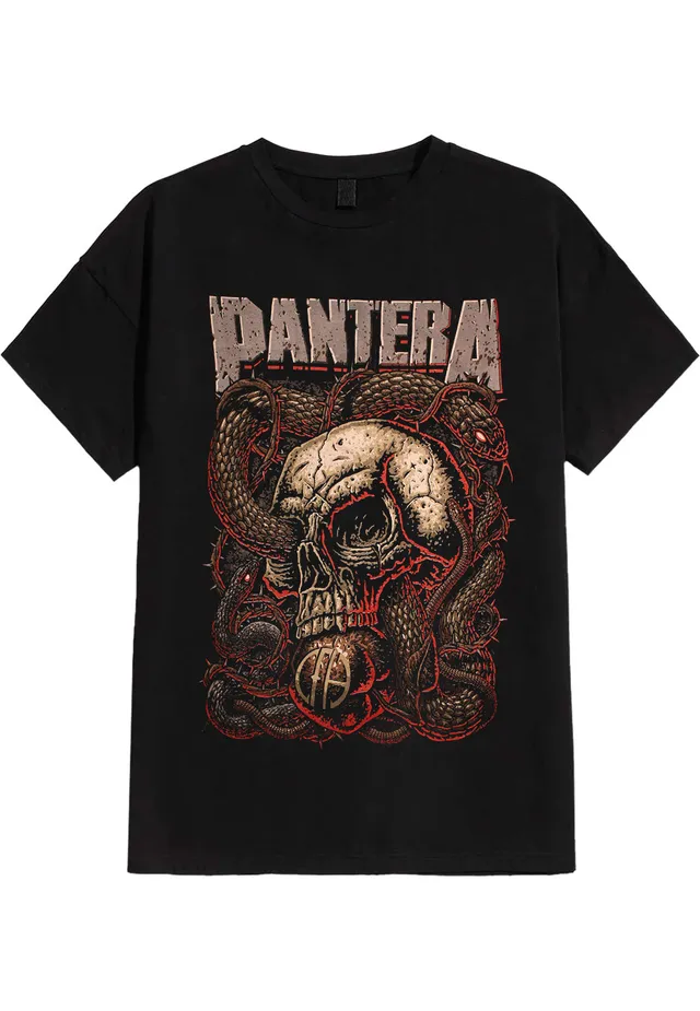 pantera-serpent-skull-t-shirt-noir-taille-l image 1