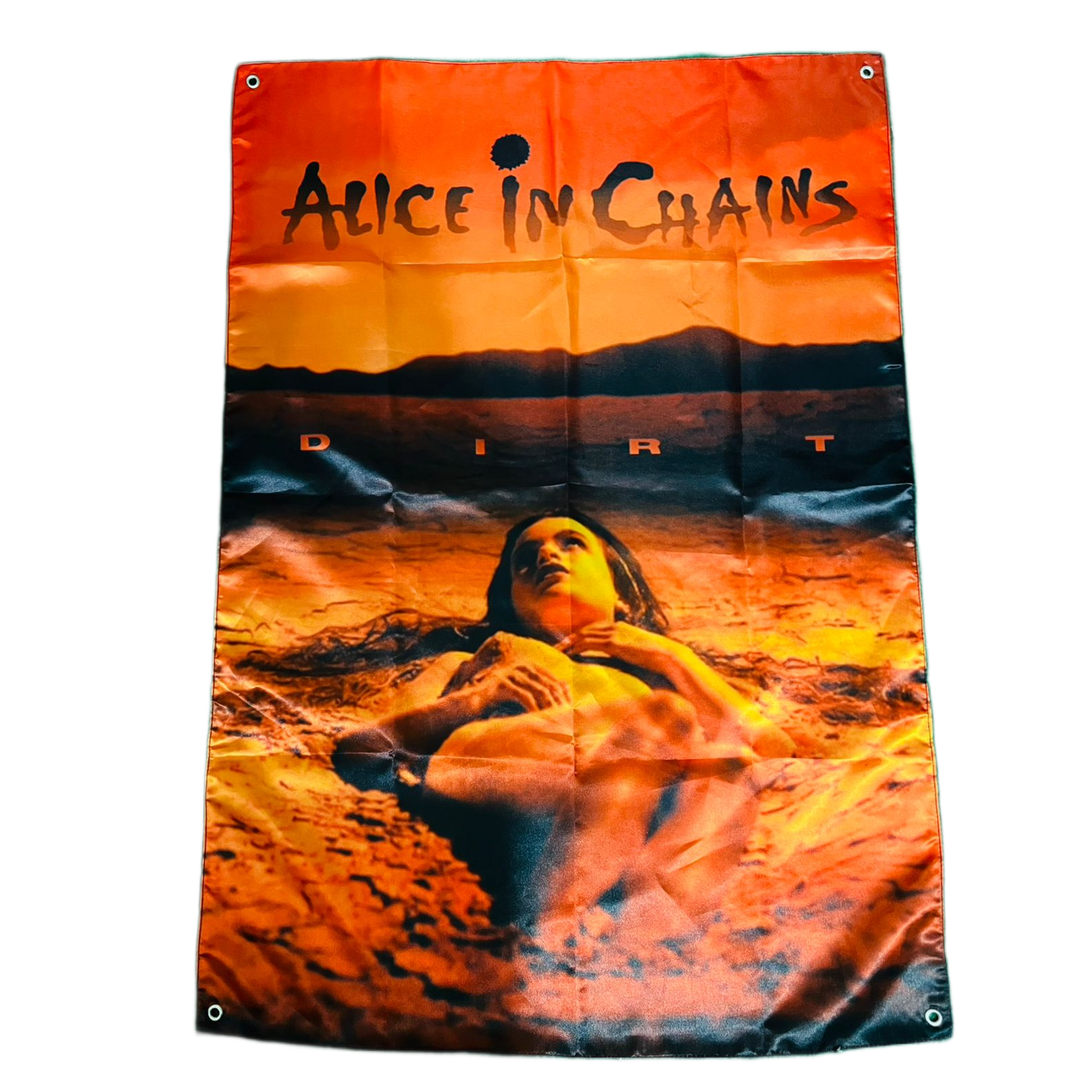 alice-in-chains-dirt-drapeau-mural-100x70-illets-m-tal image 1