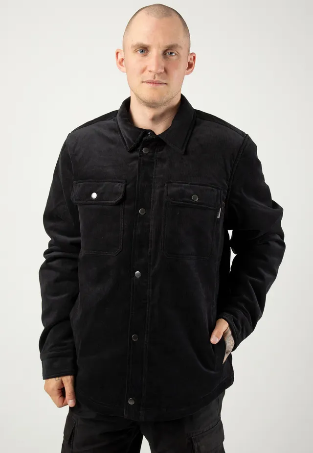 vintage-industries-steven-padded-veste-noire-homme-m image 1