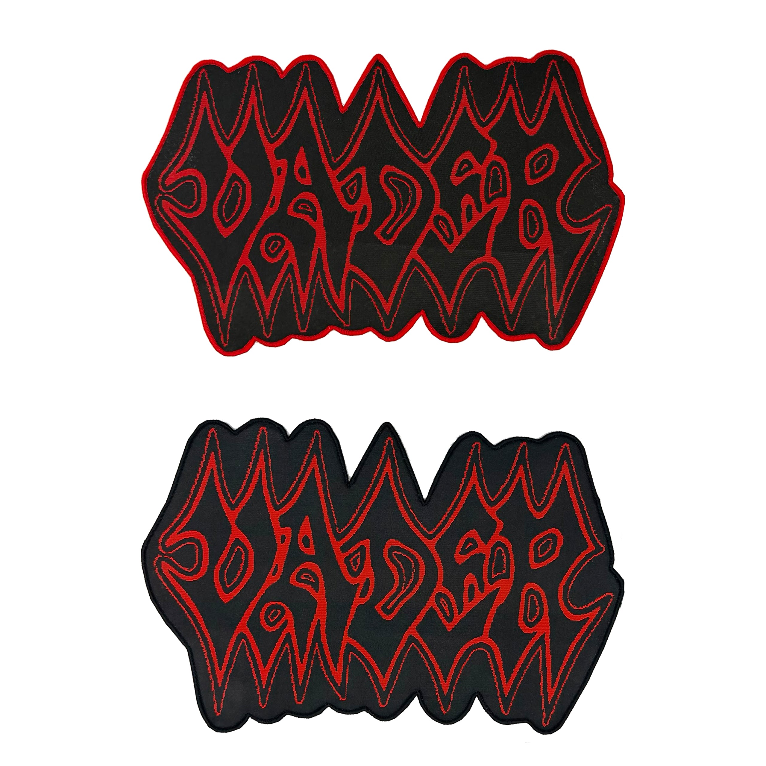 783punx-vader-logo-patch-tiss-oversized-bordure-noire image 1