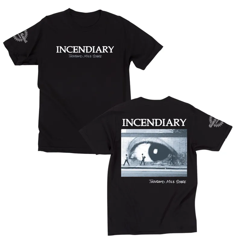 incendiary-thousand-mile-stare-t-shirt-coton-col-rond image 1