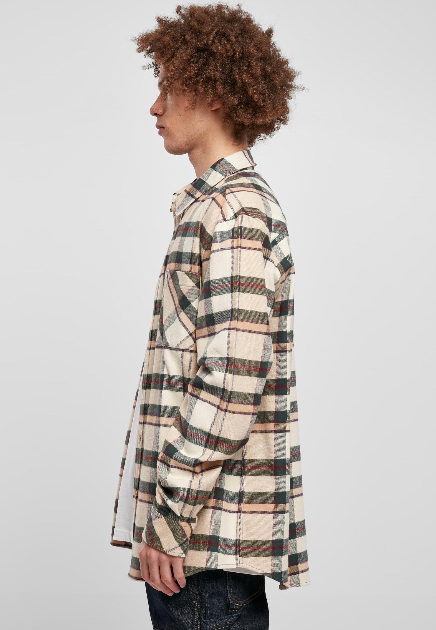 urban-classics-checked-mountain-chemise-carreaux-vert-s image 3