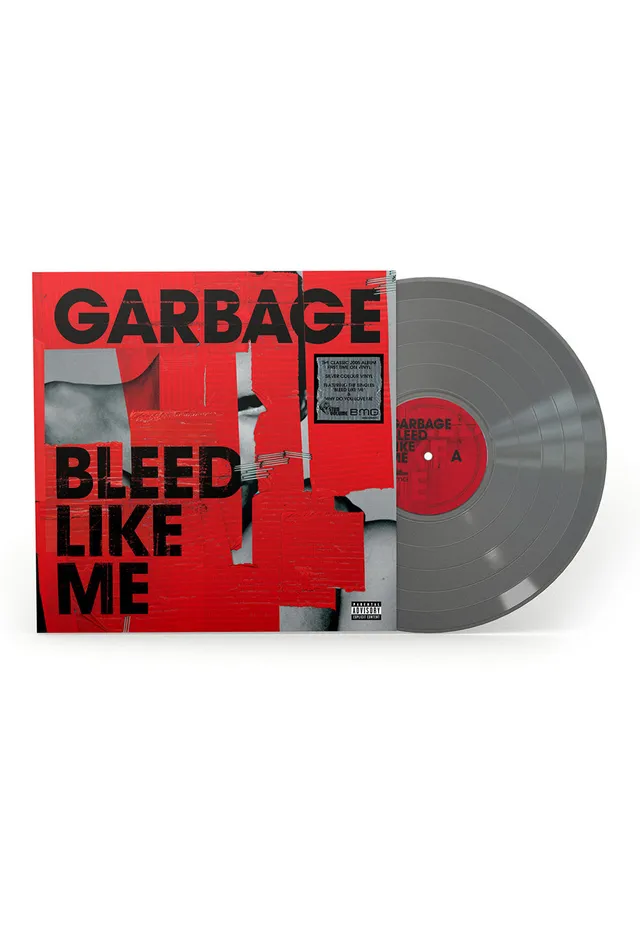 garbage-bleed-like-me-vinyle-argent-remaster-2024 image 1