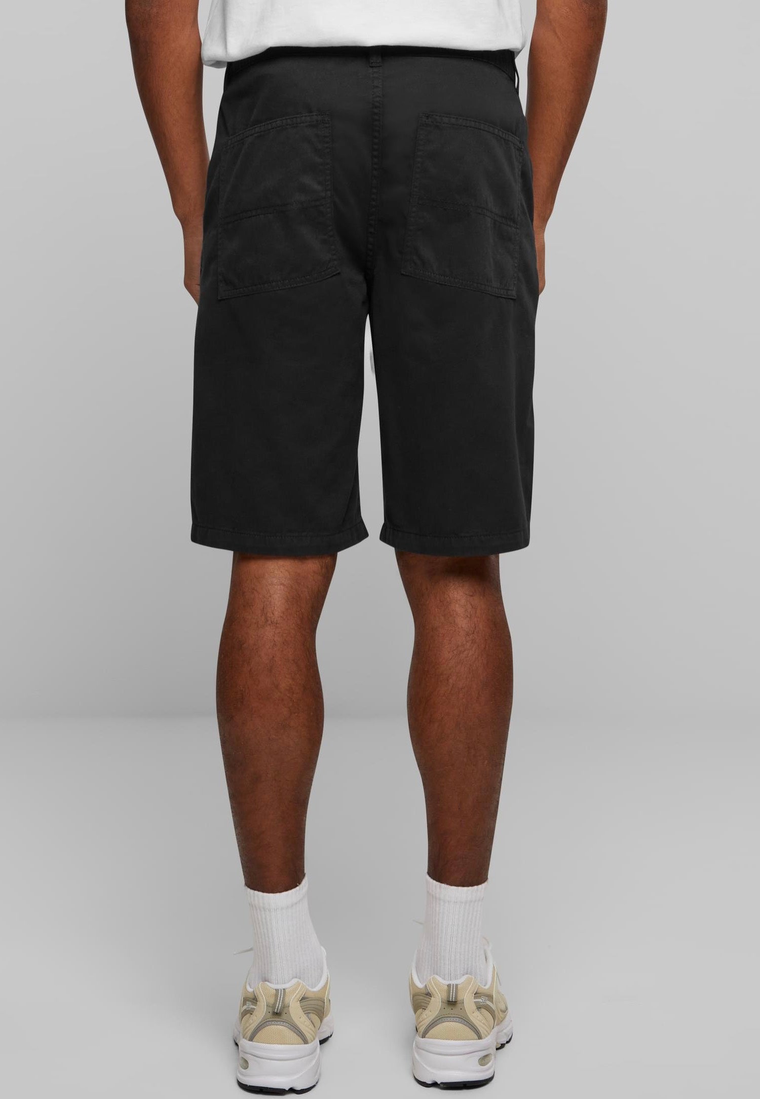 urban-classics-organic-skater-chino-short-noir-homme image 4