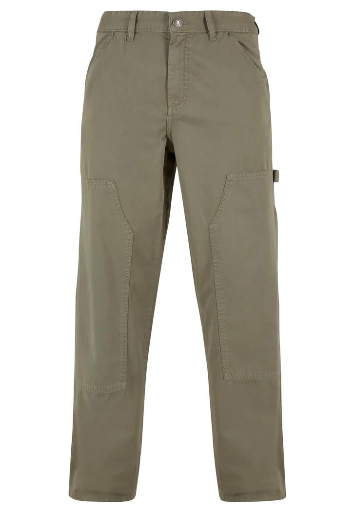 urban-classics-twill-double-knee-pantalon-vert image 6