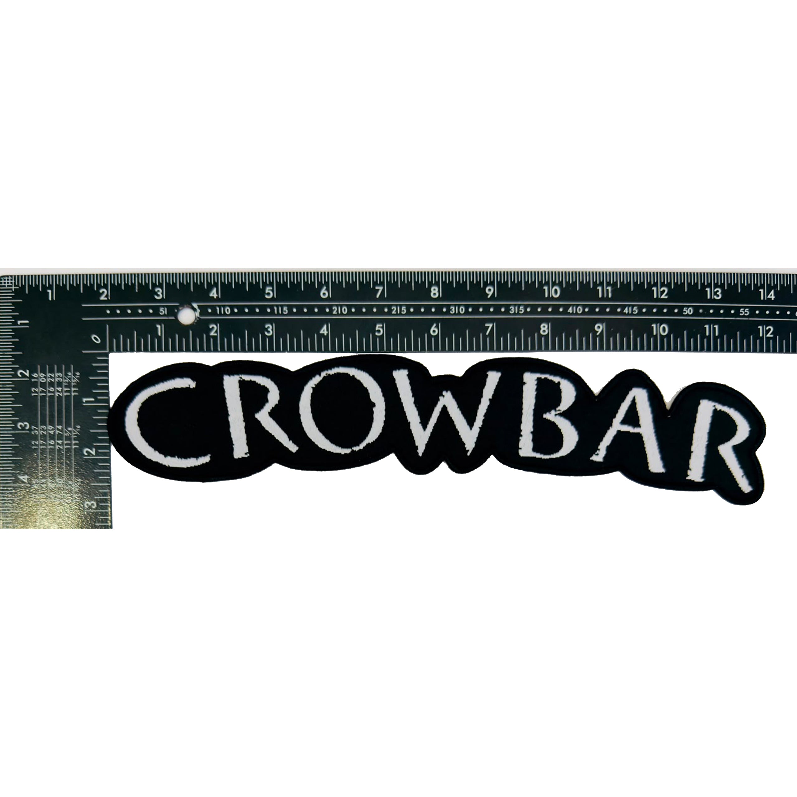 crowbar-logo-patch-tiss-oversized-bord-noir image 3