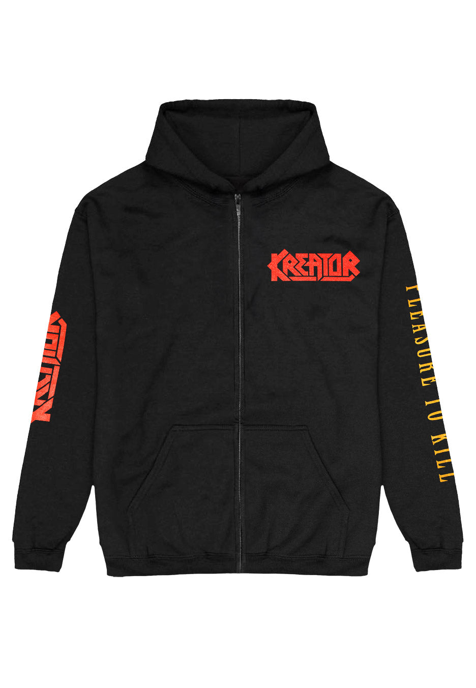 kreator-pleasure-to-kill-sweat-zip-homme-noir-taille-l image 3