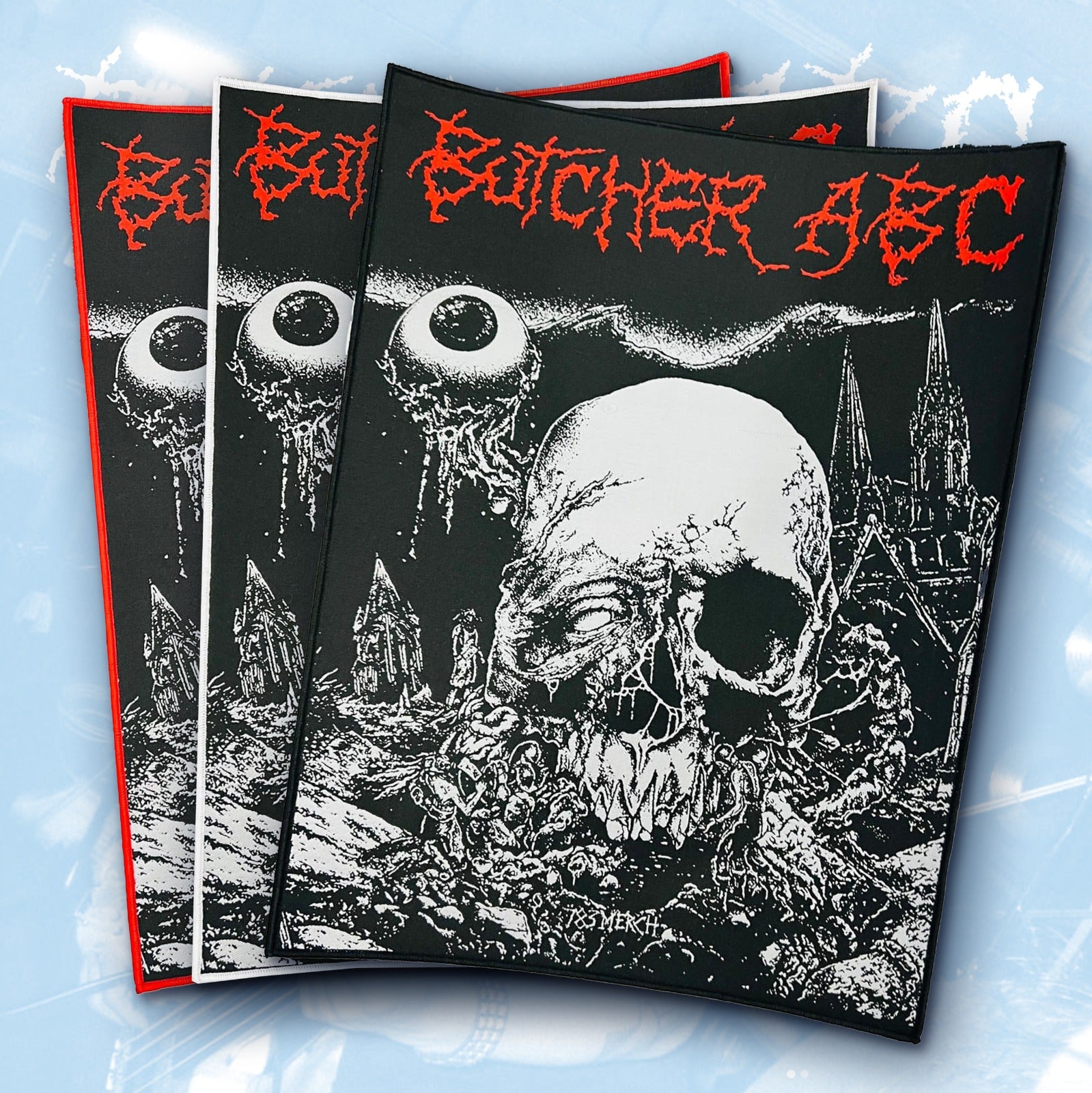 783punx-butcher-abc-north-of-hell-backpatch-tiss-bordure-noire image 1