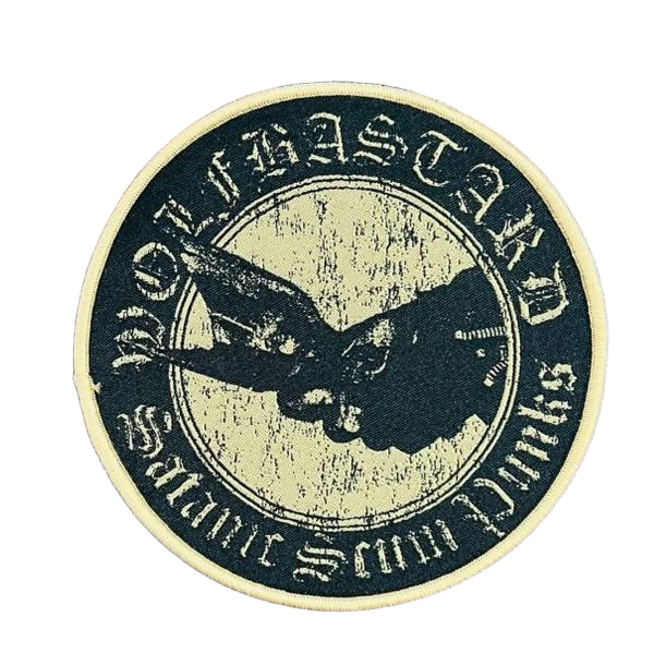 wolfbastard-satanic-scum-punks-patch-tiss-noir image 2