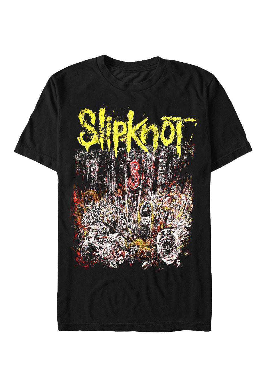 slipknot-live-at-msg-painting-t-shirt-noir-nu-metal image 1