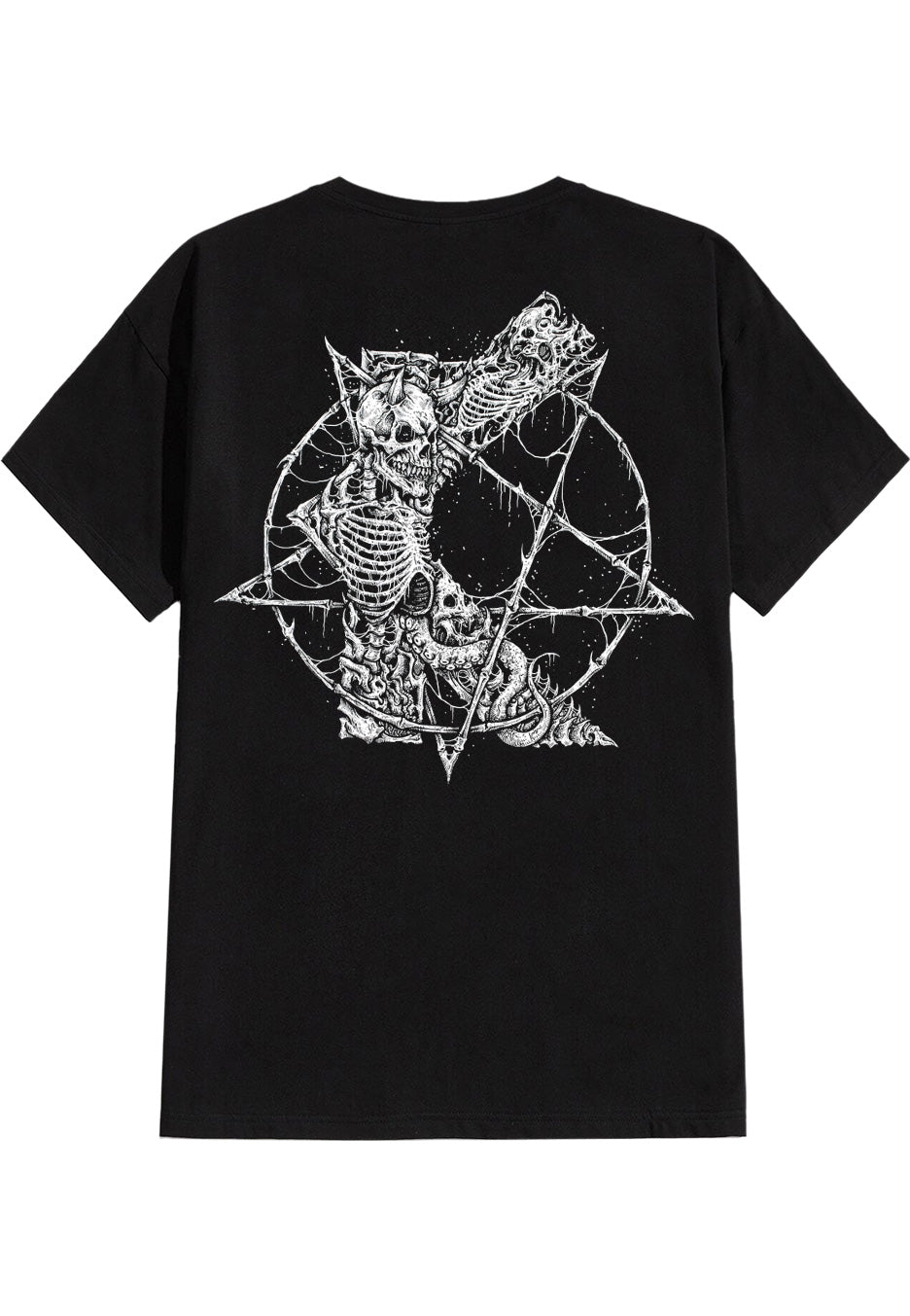 kreator-dark-art-pentagram-t-shirt-noir-thrash-metal image 2