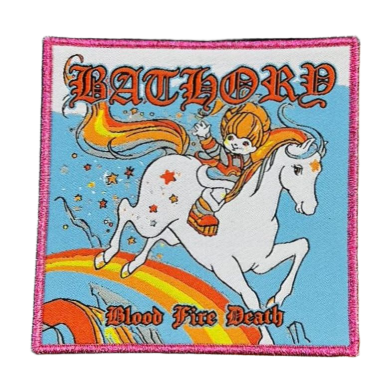 bathory-blood-fire-death-patch-tiss-bordure-rose image 2