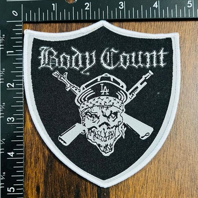 body-count-badge-patch-tiss-bord-noir image 5