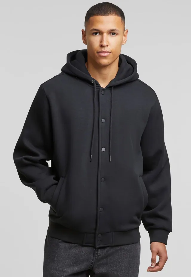 urban-classics-fluffy-fleece-black-veste-polaire-noire-homme-taille-m image 1