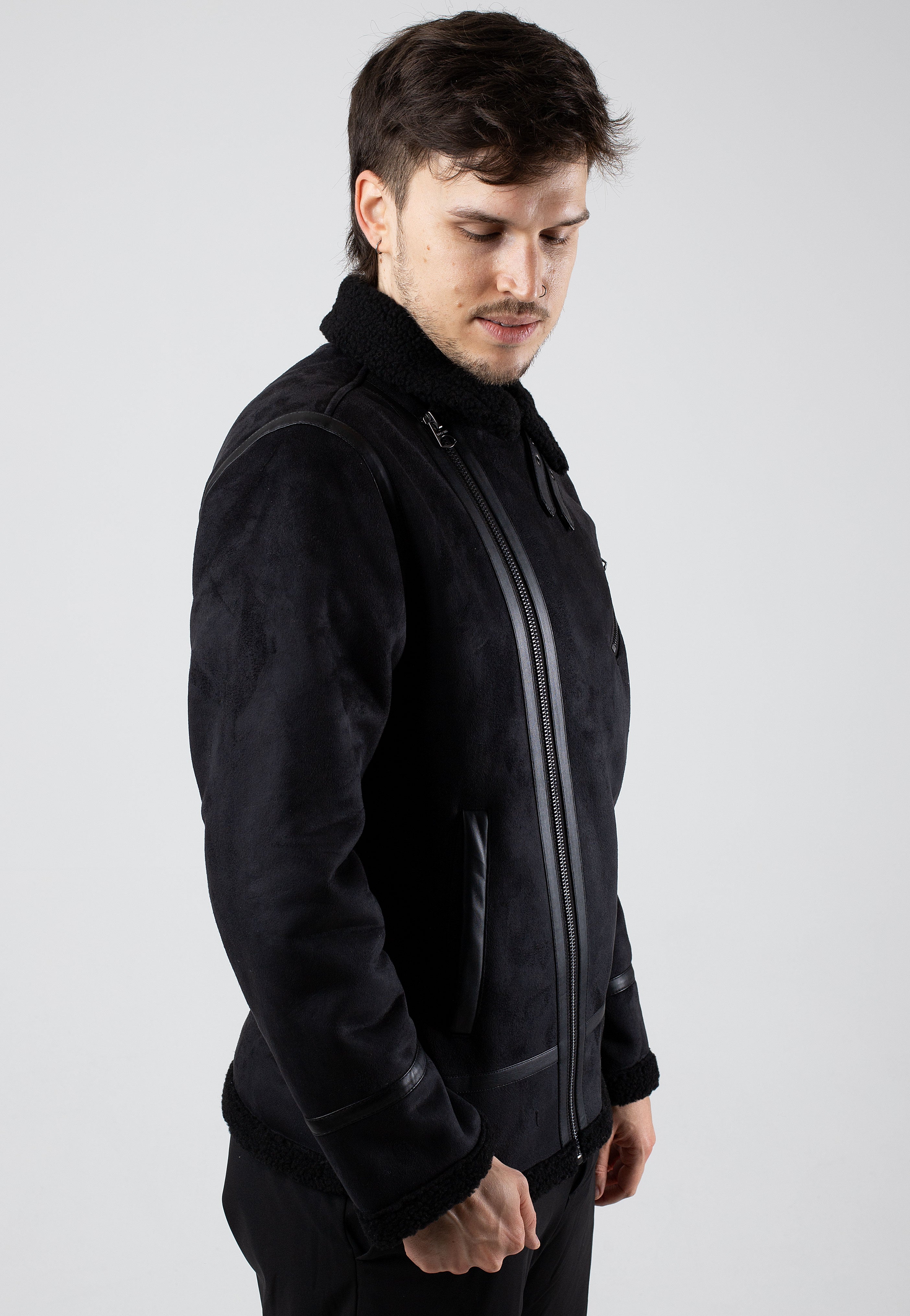 only-sons-robyn-veste-aviateur-noir-homme image 4