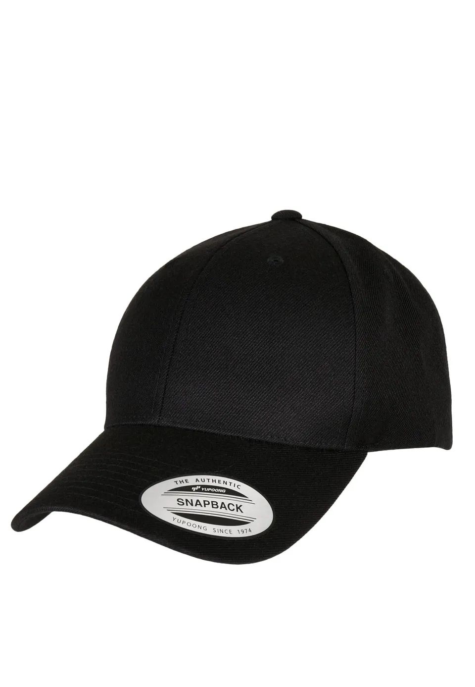 urban-classics-premium-curved-visor-casquette-noire image 1