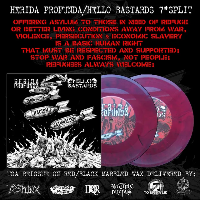 herida-profunda-hello-bastards-split-7-vinyle-marbr image 1
