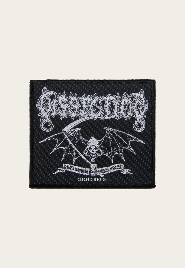 dissection-reaper-patch-cusson-noir-death-metal-taille-unique image 1