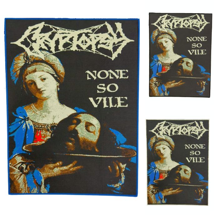 783punx-cryptopsy-none-so-vile-backpatch-tiss-bordure-noire image 1